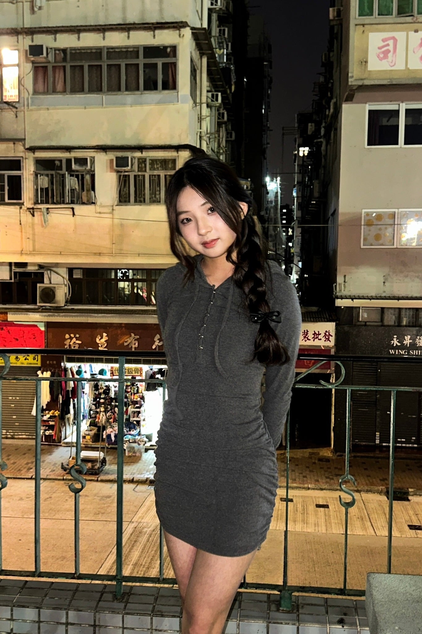 [現貨] 基本款！Snap Button Dress