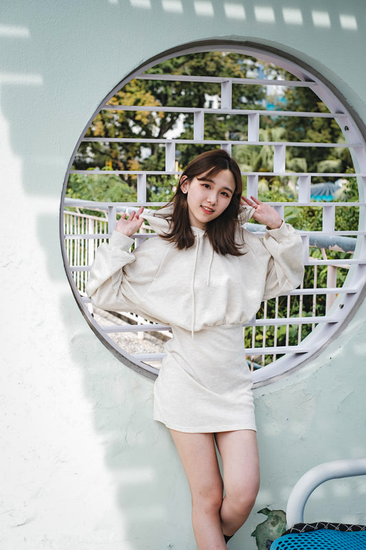 [預訂] \日常休閑Look/ Daily Hooded Dress