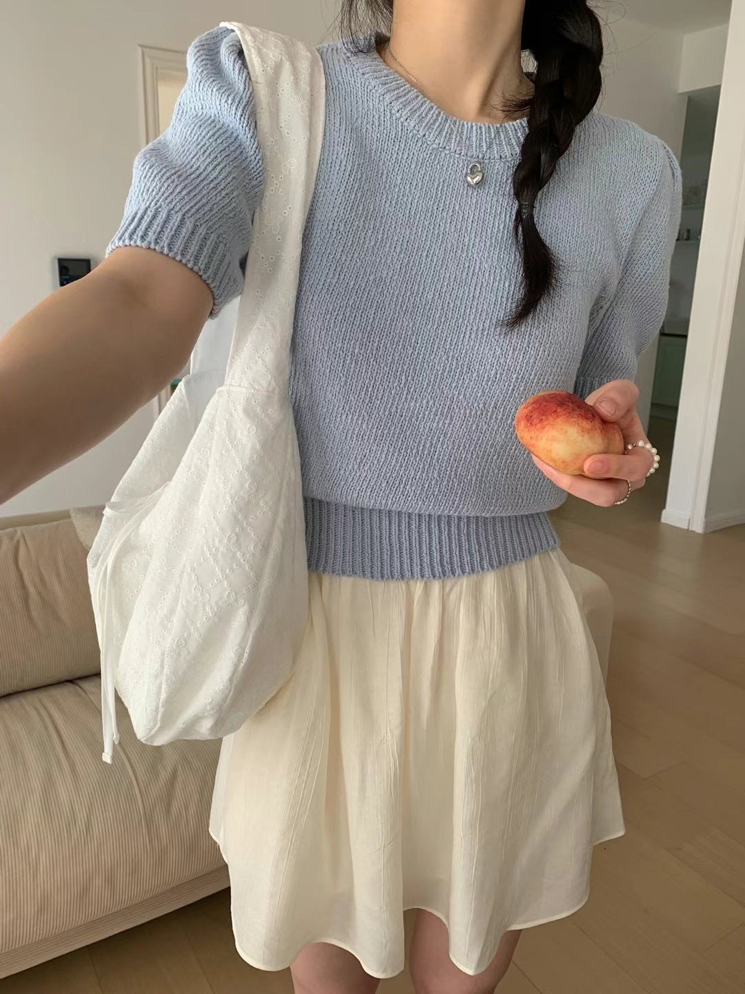[預訂] \蝴蝶結刺繡/ Ribbon Tote Bag