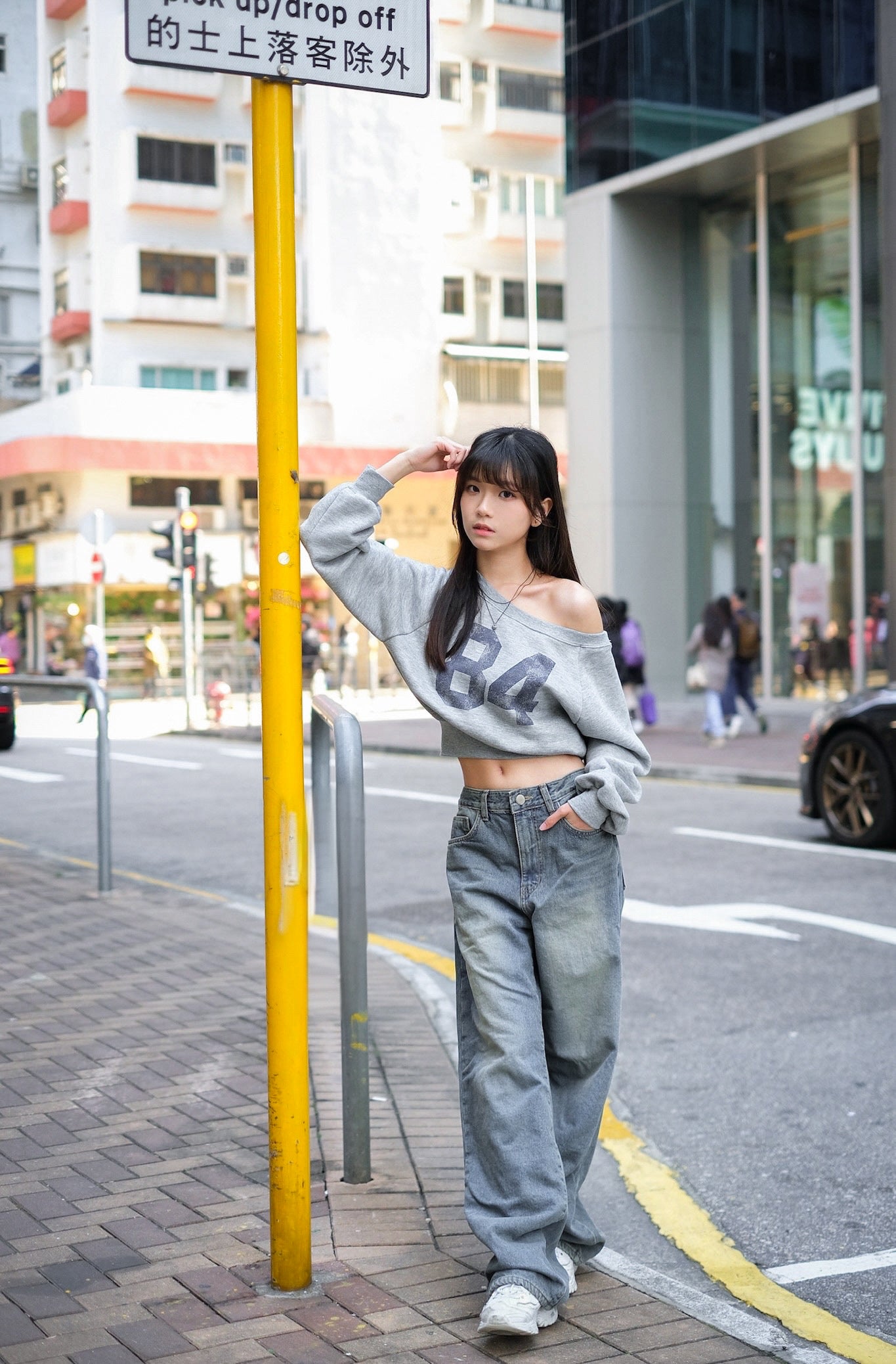 [預訂] Basic Big Print Top