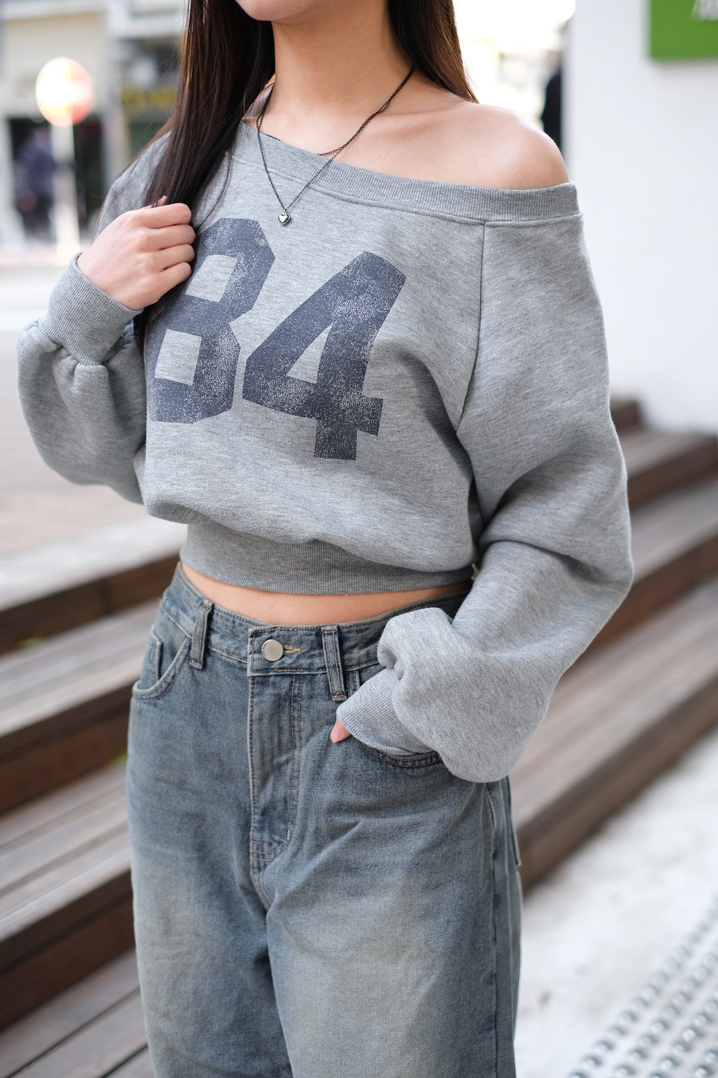 [預訂] Basic Big Print Top