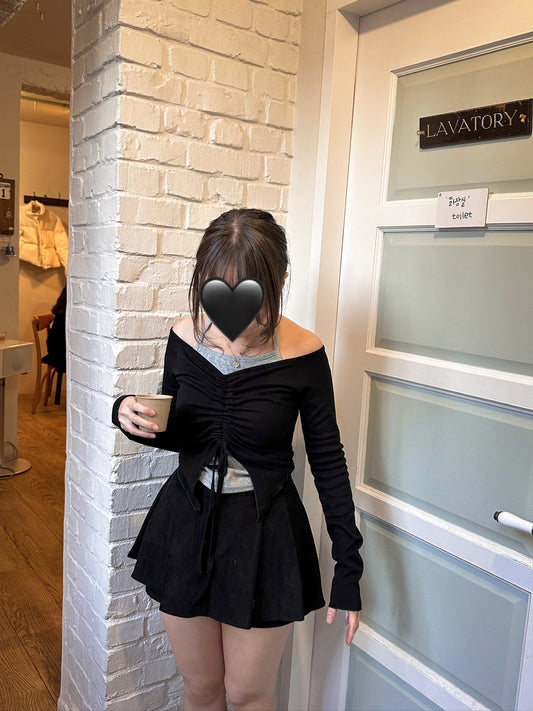 [現貨] \冬日感燈芯絨裙褲/ Winter Corduroy Skirt