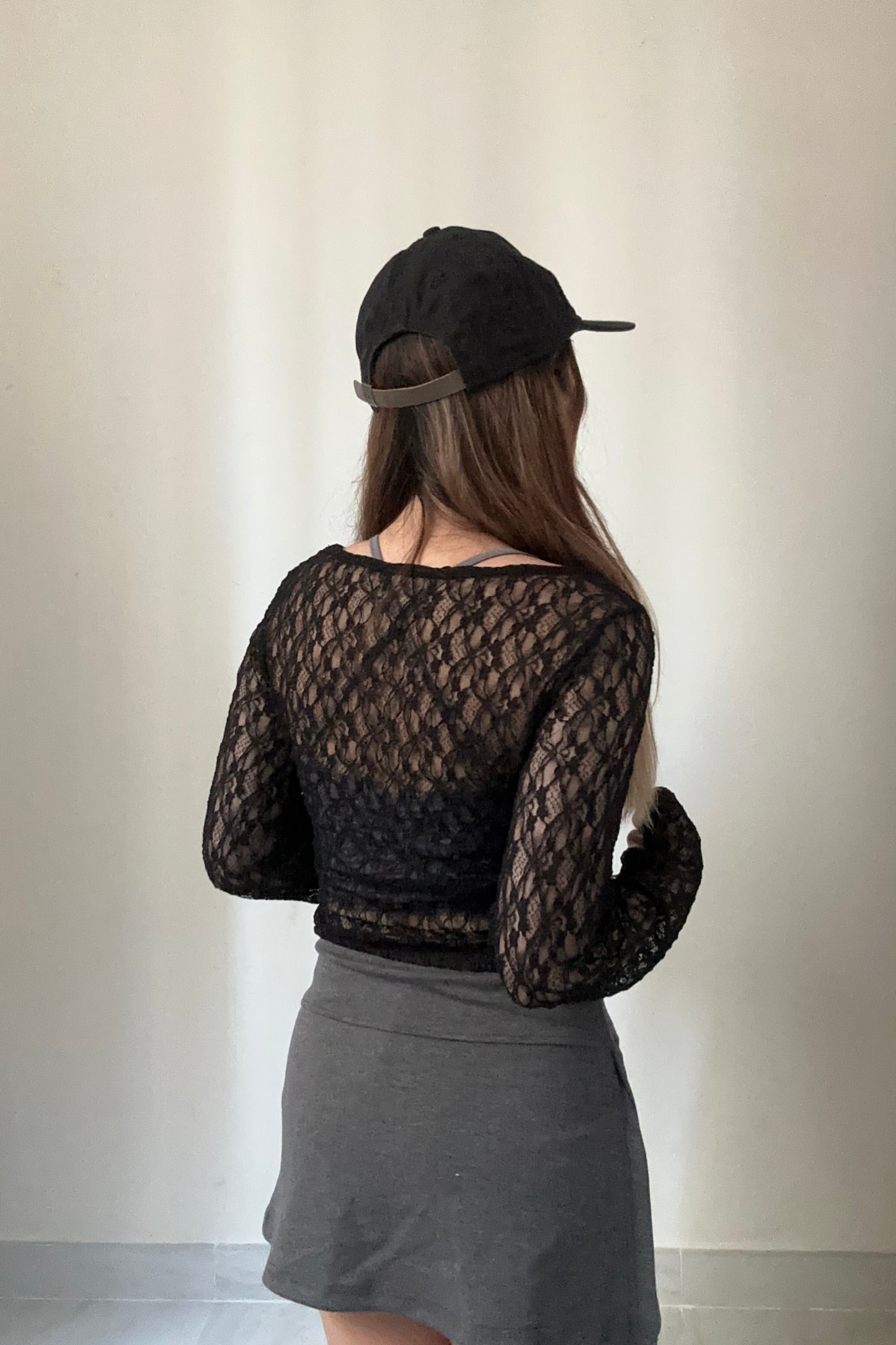 Basic Lace Top - Black