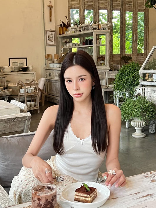 [預訂] \限時泰國代購/ Halter Lace Tank Top